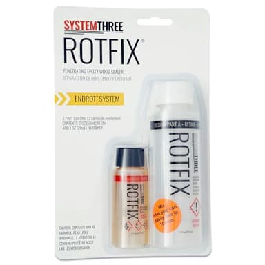 System Three RotFix Penetrating Epoxy Sealer, 3 Ounce Kit