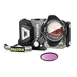 DIVEVOLK SeaTouch 4 MAX kit with 0.6X Wide Angle Lens for iPhone 12/12 Pro/12 Pro Max/13/13 Pro/13 Pro Max/14/14 Pro/14 Pro Max/15/15 Pro/16Pro/16Pro Max
