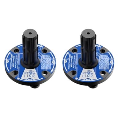 HD Quick-Connect System – Implement (Male) Coupler, Fits Tractors 35 HP to 130 HP, for Heavy-Duty Applications, with Any 3-Point or Pull-Behind (Drawbar) Implements (2 Pack)