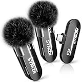 SYNCO 2 Mics Wireless Lavalier Microphone, USB-C Wireless Microphones for iPhone 15, Andriod Phone, P2XT Professional Lapel Mics for Tiktok, YouTube, Streaming, Vlog Video Recording, Type-C Devices