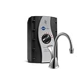 InSinkErator Wave Instant Hot and Cold Water Dispenser System - Faucet & Tank, Chrome, HC-Wave-C