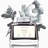 Hongdian Fountain Pen Bottled Ink Gray, 60ml Fountain Pen Ink Bottled for Writing and Calligraphy, Non Carbon
