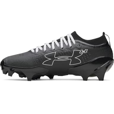 Under Armour Men's Blur Pro Football Cleats, (004) Black/Black/White, 11, US