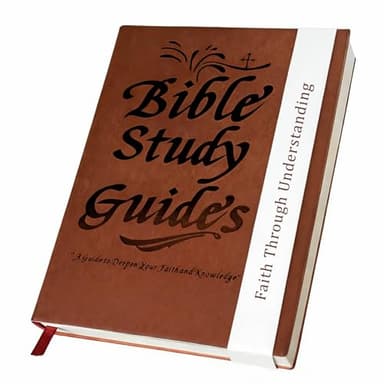 66-Page Bible Study Guide for Daily Study | Beginner-Friendly Notebook with Scripture Summaries, Daily Reflections, Quotes & Prayer Pages | for Spiritual Growth to Strengthen Faith, Christian Gift
