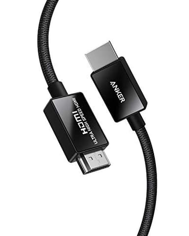 Anker HDMI Cable 8K@60Hz, 6.6FT Ultra High Speed 4K@120Hz 48Gbps Ultra HD, HDMI Cable Support Dynamic HDR,eARC,Dolby Atmos,Compatible with PlayStation 5,Xbox Series X,Samsung TVs