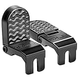 TOBWOLF 1 Pair 10MM U Slot Bicycle Rear Pedals Folding Foldable Non-Slip Rear Seat Footrest Pedals Cycling Accessories for Mountain Bike Electric Bicycle Foot Pegs