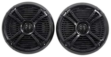 Rockville Pair RMSTS80B 1000W 8" Marine Boat Speakers 4-Ohm, Waterproof, PEI Dome Tweeter, Durable ABS Basket for Marine and Outdoor Audio