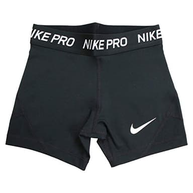 Nike Kids Pro Boyshorts - Black/Black/Black/White, M