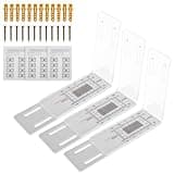 PTMTFYL 3 Pcs Crack Monitor, Crack Monitoring Record, Concrete Crack Monitor, Standard Tell-Tale Crack Monitor, Corner Crack Monitor, Crack Measure Gauge for Monitoring Wall Deformation and Crack