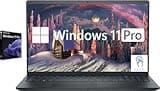 Dell Inspiron Touchscreen Laptop, 15.6" Business & Student Laptop Computer, Windows 11 Pro Laptop 16GB RAM 1TB SSD, Intel i5-1155G7 Processor, Full HD IPS Display, Numeric Keypad, Carbon Black