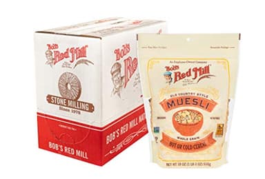 Bob's Red Mill Old Country Style Muesli, 18oz (Pack of 4) - Non GMO, Whole Grain, Vegan, Kosher