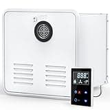 ITEFDTUTNE RV Tankless Water Heater, with 15 x 15 inches White Door and Remote Controller, DC 12V, Best High Altitude Performance, Ideal for RVers' Daily use