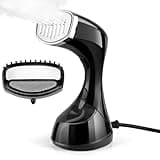 Steamer Iron for Clothes 1800W, Zorslesy Fast Heat Up Hand Clothing Garment Steamer, Portable Handheld Travel Fabric Steamer Plancha de Ropa a Vapor with 300ml Water Tank for Cleaning