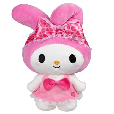 Jazwares Hello Kitty® and Friends - 8-Inch My Melody™ Pajama Party Plush - Officially Licensed Sanrio® Product from Ages 6+