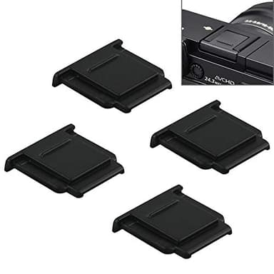 4PCS Camera Hot Shoe Cover Protector Cap for Sony A7M5 A1II A7CR A7CII A7R V A7 IV III A7S III II A9III II A6700 A6600 A6500 A6400 A6300 ZV-E10 II ZV-1II ZV-E1 ZV-1F ZVE10 RX10 IV III Replace FA-SHC1M
