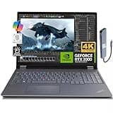 Lenovo ThinkPad P16 Gen 2 16" 4K UHD (3840 x 2400) Mobile Workstation (Intel 20-Core i7-14700HX, 32GB DDR5, 1TB SSD, NVIDIA RTX 2000 Ada) Laptop for Engineer, Designer, Architect, IST HUB, Win 11 Pro