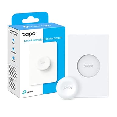 Tapo TP-Link Smart Button | Wireless Remote Dimmer Switch | 3-Way Control | Tap & Rotate HUB Required | 1+ Year Battery Life