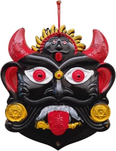 RAJROSHAN Wall Hanging Plastic Nazar Suraksha Kawach, Drishti Bommai, Evil Eye Protector, Nazar Battu for House, Office, Shops Entrance (Medium Size)