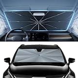 Autorder Windshield Sun Shade Umbrella for 2023-2025 Kia Sportage Accessories,Upgraded Ice Crystal Material,Easy Setup Umbrella Sunshade for Car Windshield,100% Sun Blocking