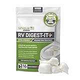 Unique RV Digest-It+ Extra-Strength Black Tank Treatment Pod - Liquifies Waste and All Brands of Toilet Paper - Eliminates Odors at the Source (16 Pods)