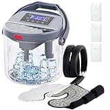ICYTHRP Cold Therapy Machine with Programmable Timer, Ice-Machine-for-Knee-After-Surgery, Knee Replacement Recovery Equipment, Cryotherapy Pain Relief w/Compression Pad for Shoulder, Ankle, Hip