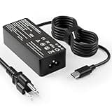 65W USB C Laptop Charger for Dell Latitude 5420 5520 7320 7370 7420 Chromebook 3100 2 in 1 XPS Series LA65NM170 HA65NM170 02YK0F 0M1WCF Type C Power Cord Dell Computer USB-C AC Adapter