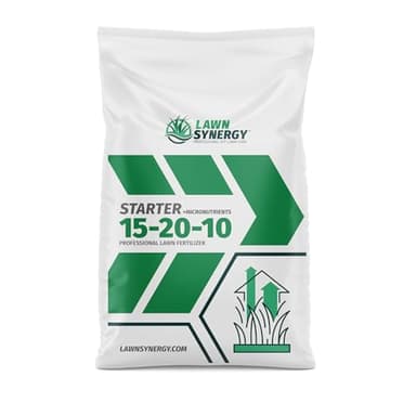 Starter Fertilizer 15-20-10 – (18 lbs.) High Phosphorus Lawn Food for New Grass Seed & Sod – Promotes Fast Root Growth, Stronger Germination & Early Green-Up – Professional Grade Lawn Fertilizer