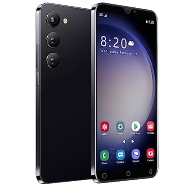TalkCeLL Cheap Mobile Phones, 5.0 Inch, Android 9.0, Dual SIM Dual Camera, Quad Core, 16GB ROM【Expandable up to 128GB】, Support WiFi/Bluetooth/FM, Face Unlocked Phones (Black)