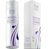 VITAMINS hair cosmetics Keratin Purple Toning Shampoo - Violet Blue Brassiness Toner for Bleached Icy Blonde Platinum Silver White Grey Ash Gray or Colored Dry Damaged Brassy Hair