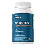 Dr. Tobias Prebiotics Digestive Support, Advanced Prebiotic Supplement for Gut Health, Immune Function & Boost for Probiotics for Women & Men, Vegan, Non-GMO, 60 Capsules, 60 Servings
