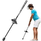 VR Golf Club Handle Attachment Compatible with Meta Quest 3S/ 3, 2 and Quest Pro - Aluminium Golf Club Handle for Golf +, Adjustable Weighted VR Golf Simulator Grip for Golf+ 90 Degree Keep Tracking