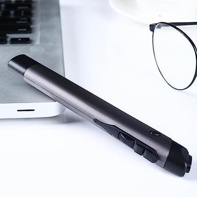 Serounder Bluetooth Optical Pen Mouse - 2.4G 1200 DPI, 4 Buttons, Ergonomic Mini for Laptops/Pads