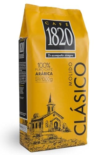 Café 1820 Classic, Premium Costa Rican Ground Coffee, 100% Arabica, Dark Roast, High Altitude Blend with Aroma & Fruity Notes, 32 oz