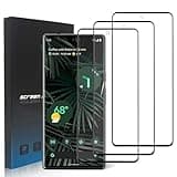 zonyee 3 Pack Screen Protector for Google Pixel 6 Pro, HD-Clear 9H Hardness Tempered Glass Protective Film for Google Pixel 6 Pro - Support Fingerprint Unlock, Easy Installation