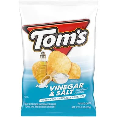 Lyons Protein Source | Potato Chips by Tom's, 5 Oz | 1 Count (Salt and Vinegar)