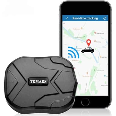 4G GPS Tracker for Vehicle - Magnetic Car Tracking Device with Real-Time Tracking, Anti-Theft Alerts, 6 Months Long Battery Life, Waterproof Tracker for Trucks, Fleet TK905-E Subscription Required