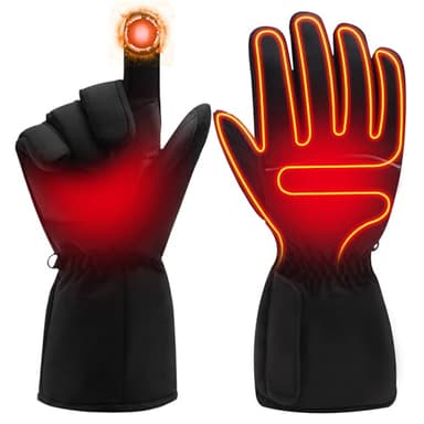 MMlove USB Heated Gloves - Electric Warm Heating Gloves for Men & Women, Touchscreen, Waterproof, Outdoor & Indoor Hand Warmers for Climbing & Motorcycling