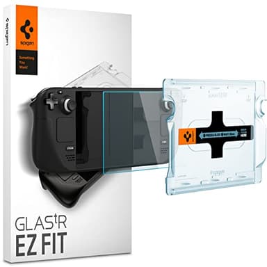 Spigen Tempered Glass Screen Protector [GlasTR EZ Fit] Designed for Steam Deck OLED/Steam Deck [9H Hardness]