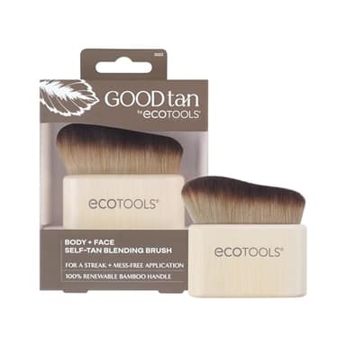 EcoTools Good Tan Body & Face Self-Tan Blending Brush - Kabuki Brush for Sunless Tanner, Eco-Friendly & Vegan, 1 Count