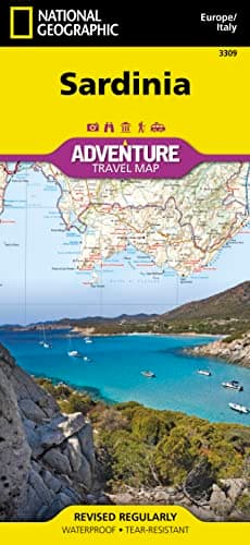 Sardinia Map [Italy] (National Geographic Adventure Map, 3309)