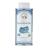 La Tourangelle, Organic Flaxseed Oil, Essential Omega-3 to Improve Heart Health, Vegan, Non-GMO, Gluten-Free, Kosher, Cast Iron Seasoning, 8.45 fl oz