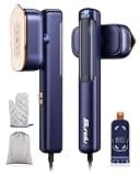 Travel Steam Iron for Clothes, Handheld Garment Steamer for Clothes, 100-240V Adaptive Voltage, Adjustable Steam/Temperature 15s Heat Up, Strong Penetrating Steam