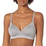 Warner's Women's Cloud 9 Super Soft Wireless Lightly Lined Comfort Bra 1269, Graphite Grey, 36A