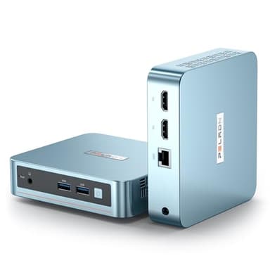 PELADN Mini PC, N5095,8GB DDR4/256GB SSD,Dual HD,Mini Desktop Computer,WiFi5 4K/60Hz Dual-Display USB3.2/BT4.2 Mini Computers for Home Business
