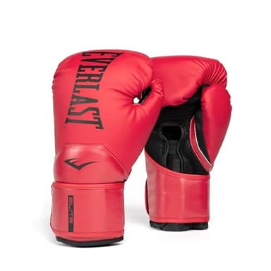 Everlast Elite 2 Boxing Gloves | Pro Training & Heavy Bag Gloves | Men & Women | Ventilated Palm | Multi-Layer Protection | Red, 12 oz