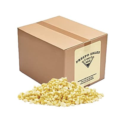 Presto Sales Dried Apple Cubes, 80 oz | All Natural Dried Fruit Snack | Vegan, Non-GMO, Dehydrated Fruit | Packed Fresh in 5 lbs bag