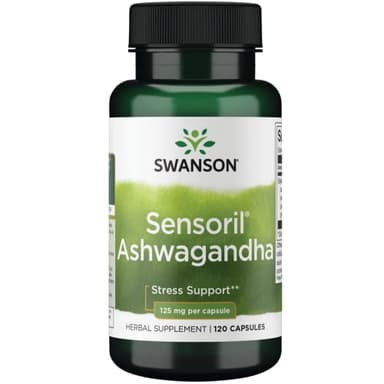 Swanson UL SENSORIL ASHWAGANDHA 125MG 120CAP
