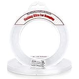 Clear Fishing Wire, Acejoz 656FT Fishing Line Clear Invisible Hanging Wire Strong Nylon String Supports 43 Pounds for Balloon Garland Hanging Decorations