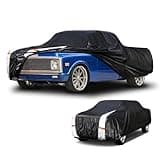 Cotryvox 10-Layer Truck Cover Waterproof All Weather. Full Outdoor Pickup Truck Covers for Most Regular Cab Short Box Ford F100 Chevy C10 S10 Ram 150 250. (Length Up to 210 inch) M