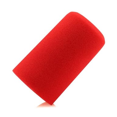 LEFXMOPHY MV7+ Pop Filter for Shure MV7+ Podcast Dynamic Microphone Replacement Windscreen Mic Foam Cover - Red